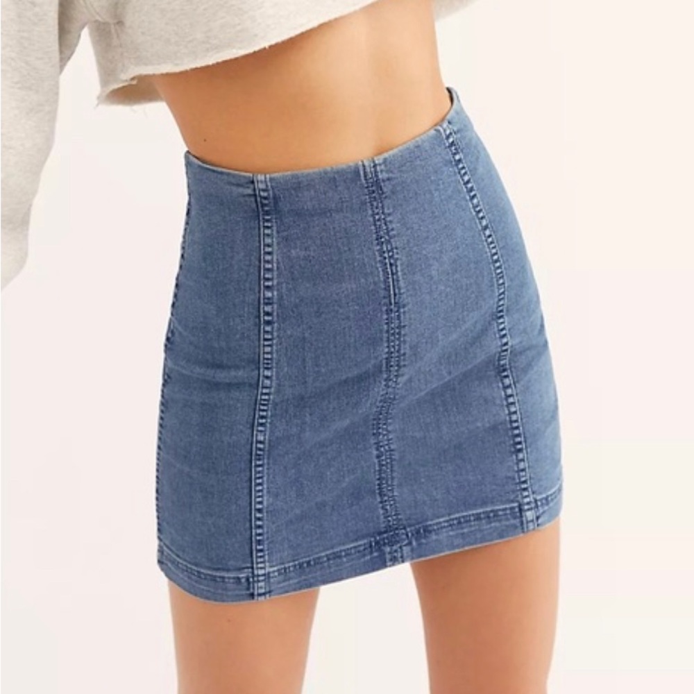 Free People Denim Skirt